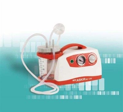 Aspirator chirurgical NEW ASKIR 30 12V (-0,75bar, 25l/min, vas 1 litru, fct. continua)