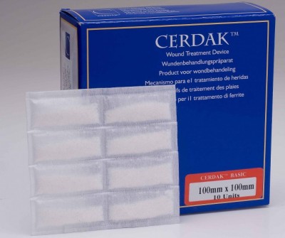 Plasturi neadezivi pentru tratamentul leziunilor cutanate - CERDAK™ Basic 100x100mm