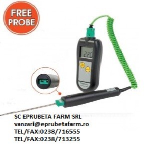 Termometru digital cu sonda inox - 99,9 ˚C + 299,9 ˚C  Therma 1