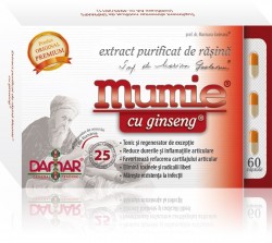 Extract purificat de rasina Mumie cu ginseng - Prof. Dr. Marioara Godeanu