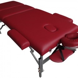 Canapea de masaj pliabila din aluminiu cu 1 rabatabila