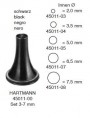 Specul auricular Hartmann, negru mat