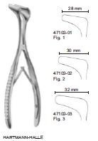 Specul nazal Hartmann-Halle, 15 cm