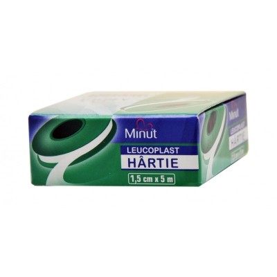 Leucoplast hartie - 1.5 cm x 5 m - MINUT