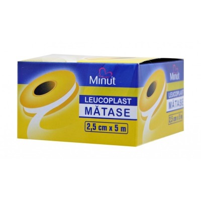 Leucoplast matase - 2.5 cm x 5 m - MINUT