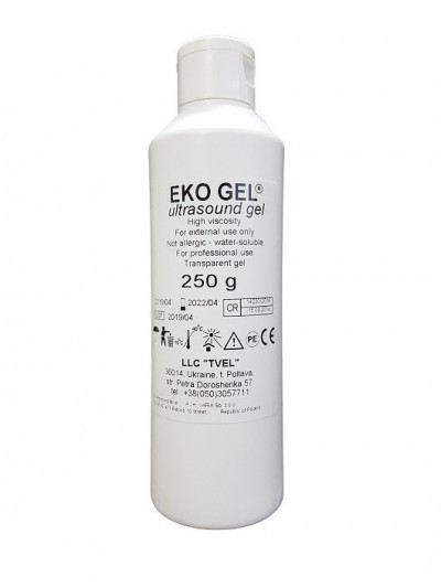 Gel ecografie, EKG incolor - 260 ml