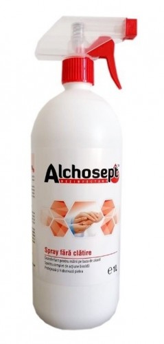 Alchosept - Dezinfectant maini si tegumente pe baza de alcool - 1 litru
