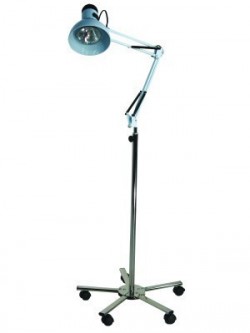 Lampa cu suport si bec LED, baza inox