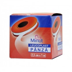 Leucoplast panza - 2.5 cm x 1 m - MINUT