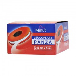 Leucoplast panza - 2.5 cm x 5 m - MINUT