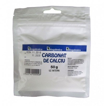 Carbonat de calciu - 50 grame