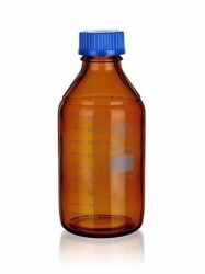 Sticla bruna cu capac filetat autoclavabila 140 grd - 100 ml