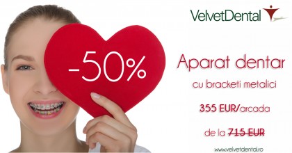 Tratament ortodontic cu discount de 50%