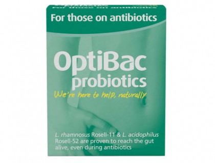 OptiBac Probiotic in tratament cu antibiotice