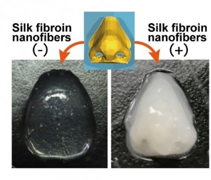 Fibrele de mătase îmbunătățesc bio-cerneala pentru țesuturile și organele artificiale, imprimate 3D