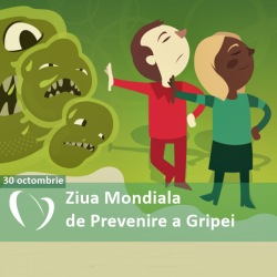 30 Octombrie – Ziua Mondială de Prevenire a Gripei