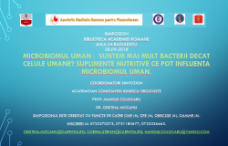 Microbiomul uman: suntem mai mult bacterii decat celule umane? Suplimente nutritive ce pot influenta microbiomul uman.