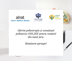 ALIAT oferă servicii online persoanelor care se confruntă cu probleme de sănătate mintală și probleme legate de consumul problematic de alcool și alte substanțe în perioada pandemiei COVID - 19