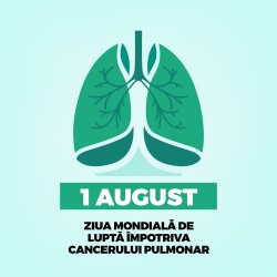 1 august, Ziua Mondială de Luptă Împotriva Cancerului Pulmonar