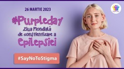 Peste 200 de testimoniale în campania #SayNoToStigma cu ocazia Purple Day 2023