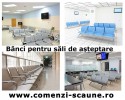 Banci metalice pentru zone de asteptare-3