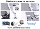 Banci metalice pentru zone de asteptare-1