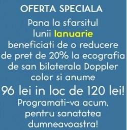 Oferta ecografie san bilateral Doppler