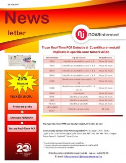 Truse  Real-Time PCR Detectie si  Cuantificare* mutatii implicate in aparitia unor tumori solide