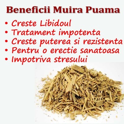 Reduceri medicale: Muira Puama, 240 + 60 capsule CADOU, tonic sexual, creste libidoul, senzatii erotice puternice, afrodisiac, excitare