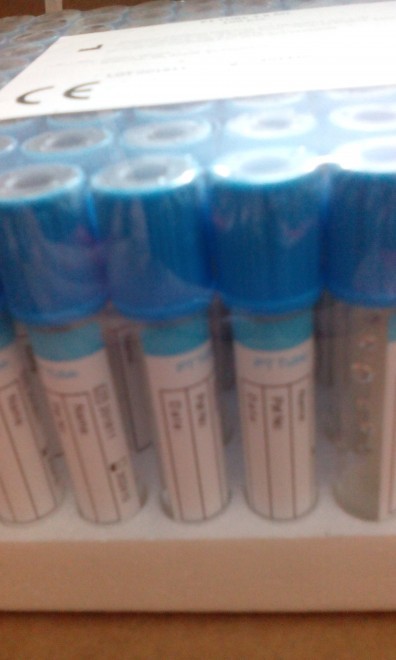 Reduceri medicale: Tub recoltare coagulare 3.6ml, 13x75mm, albastru deschis