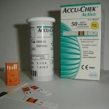 Reduceri medicale: Teste glicemie pentru glucometru ACCU-CHECK Active 1000 BUC + 500 ACE Gratis + APARAT ACCU-CHECK Active