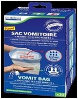 Reduceri medicale: Punga de voma cu gel Pad Superabsorbant / SACI DE VOMA CU GEL / Punga pentru vomă CareBag® cu Pad Superabsorbant