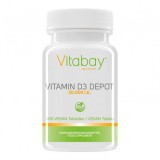Reduceri medicale: Vitamina D3 - 20.000 UI - 10.000% Doza zilnica, 360 Tablete, Vitamina D3 super concentrata