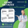 B?ncile metalice de a?teptare cu 2-5 locuri