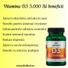 Vitamina D3 5000 ui 250 Capsule beneficii