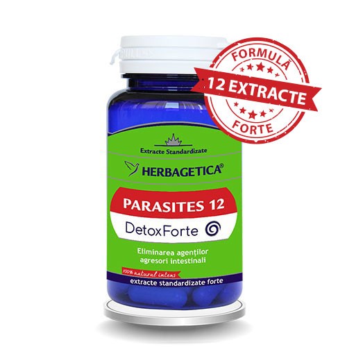 Parasites 12 Detox Forte, pret 41,00 RON-Herbagetica Leac eficient și dovedit pentru viermi