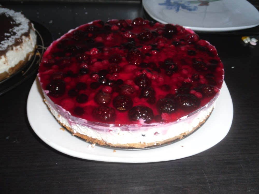 Cheesecake cu fructe fara zahar